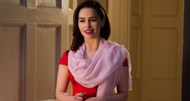 Emilia clarke me outlet before you red dress