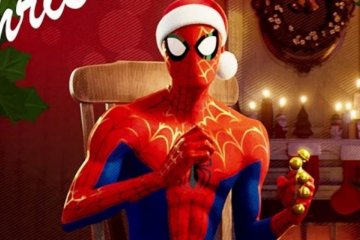 a very spidey christmas header