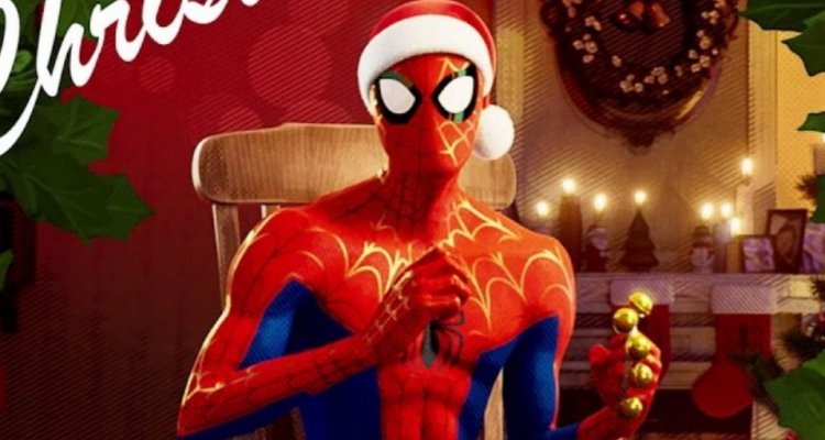 a very spidey christmas header