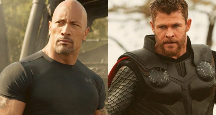 Dwayne Johnson Chris Hemsworth Thor Fast Furious