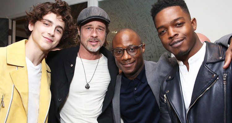 Timothee-Chalamet, Brad-Pitt, Barry-Jenkins, Stephen-James, If-Beale-Street-Could-Talk