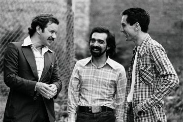Paul Schrader Martin-Scorsese-and-Robert-De-Niro-on-the-set-of-Taxi-Driver