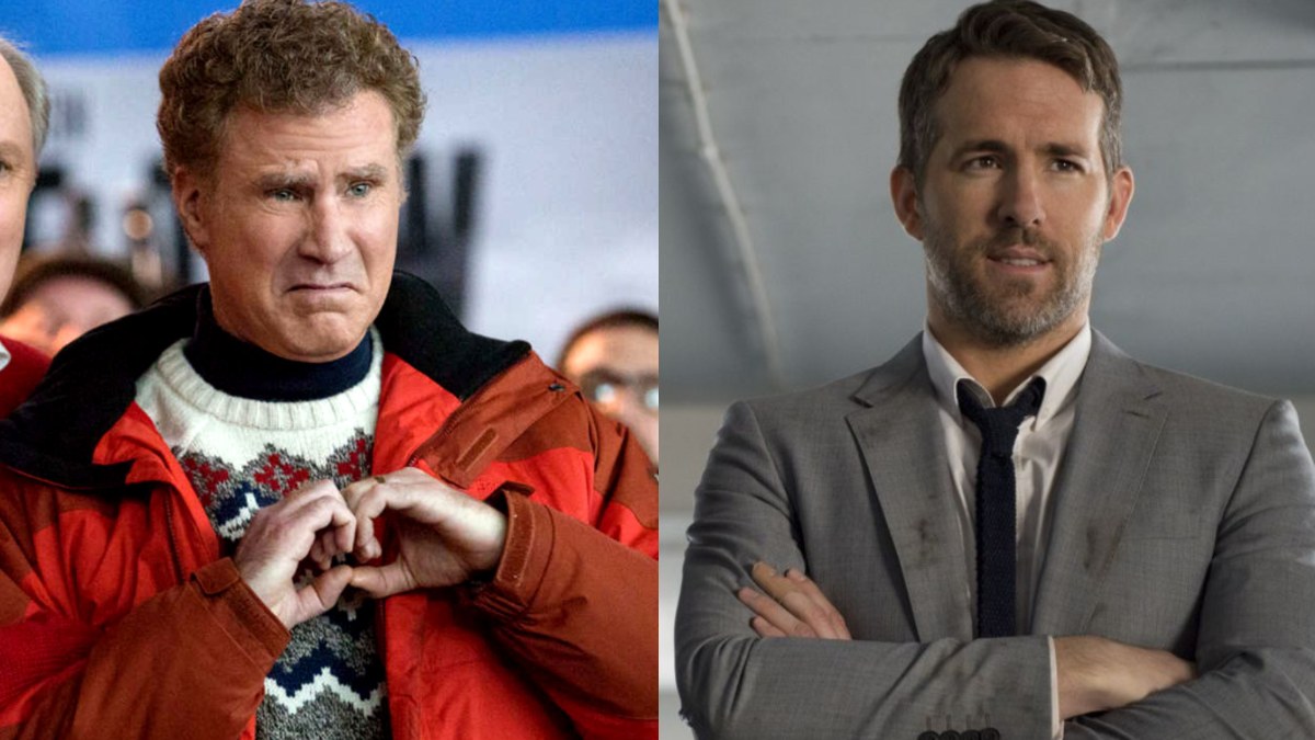 Ryan Reynolds and Will Ferrell are filming a Christmas movie in