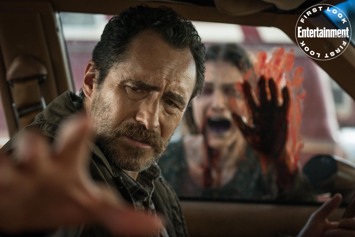 Demián Bichir and Tara Westwood in Screen Gems' THE GRUDGE.