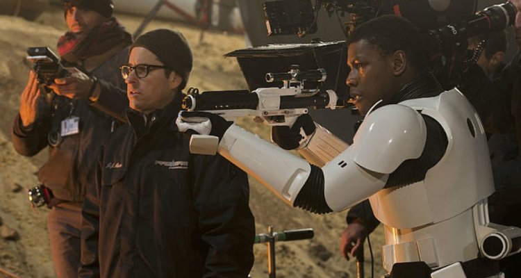 JJ Abrams John Boyega Star Wars Force Awakens