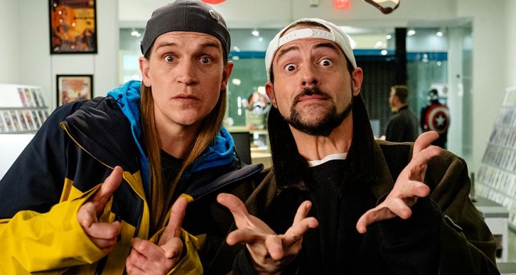Kevin Smith and Jason Mewes at an event for Jay and Silent Bob Reboot (2019)