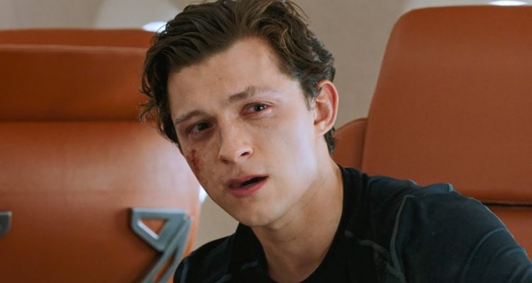 Spider-Man Far From Home Tom Holland Crying