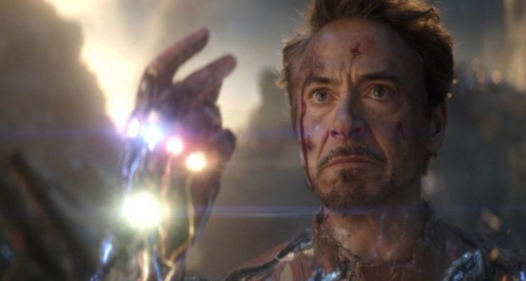 Avengers endgame iron man snap robert downey jr