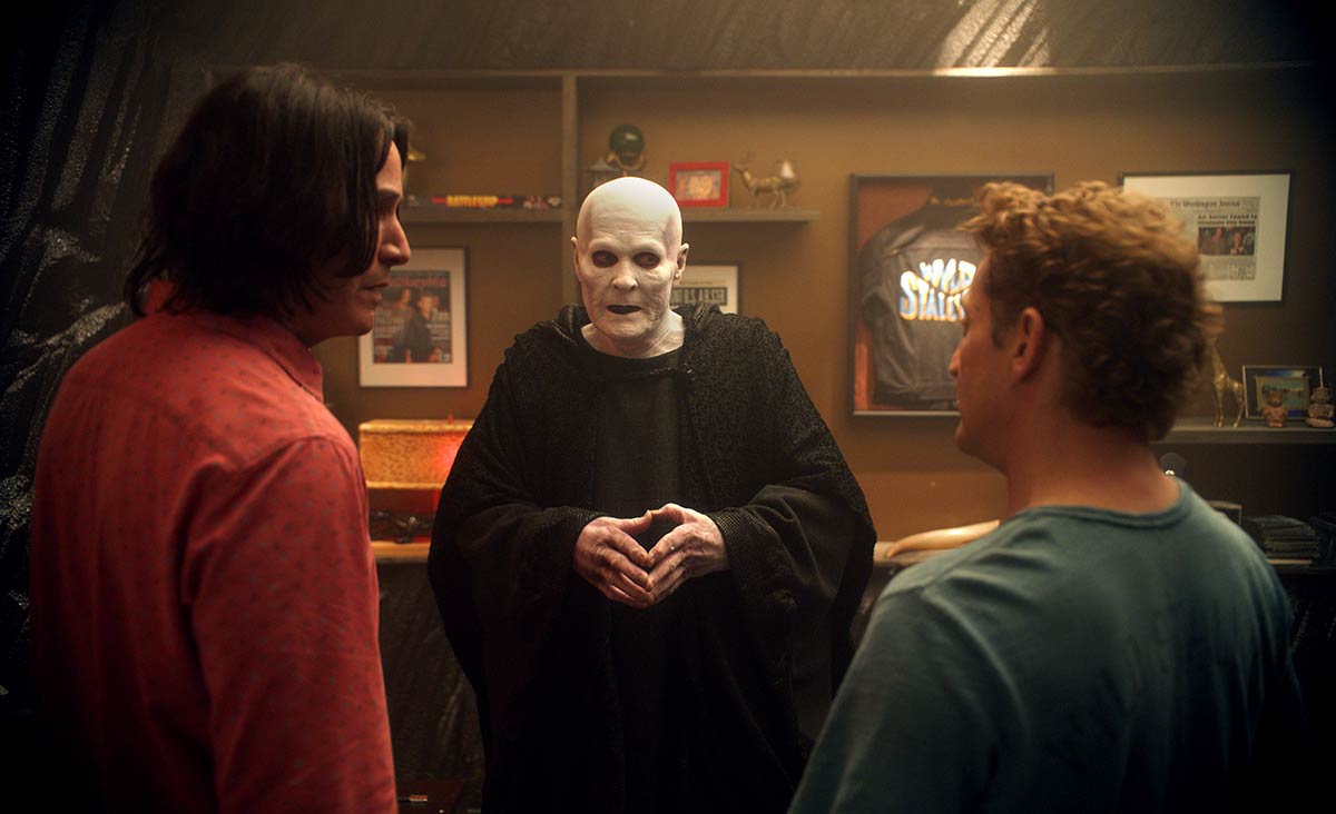 Keanu Reeves, Alex Winter and Willam Sadler in Bill and Ted Face The Music