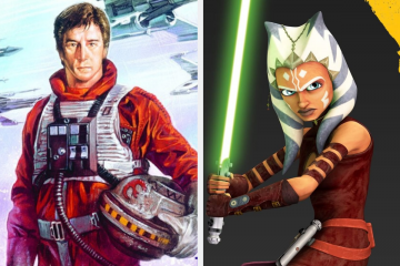 Wedge Antilles and Ahsoka Tano