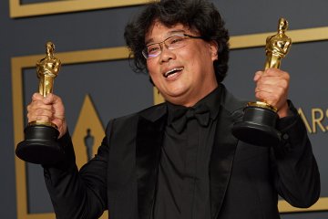Bong Joon Ho Oscars 2020 Pressroom