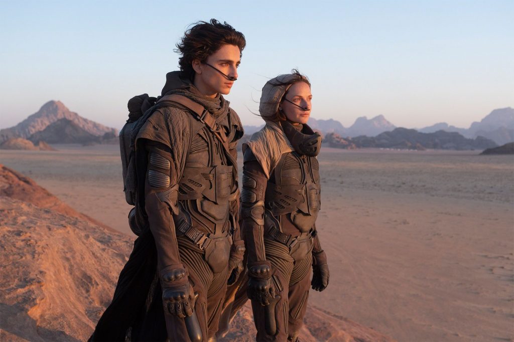 Timothee chalamet rebecca ferguson dune