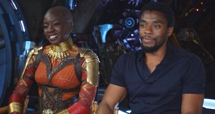 Danai Gurira Chadwick Boseman Black Panther