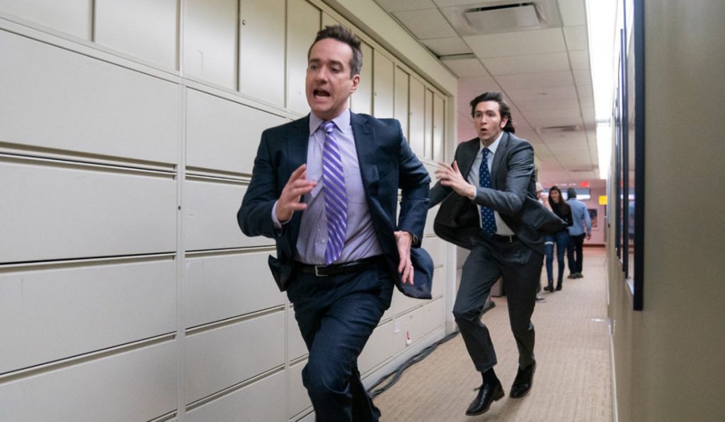Matthew Macfadyen, Nicholas Braun, Succession