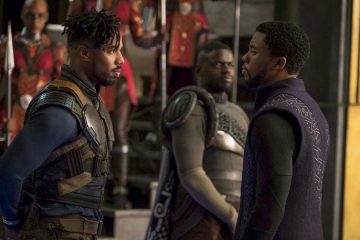 Michael B Jordan Chadwick Boseman Black Panther