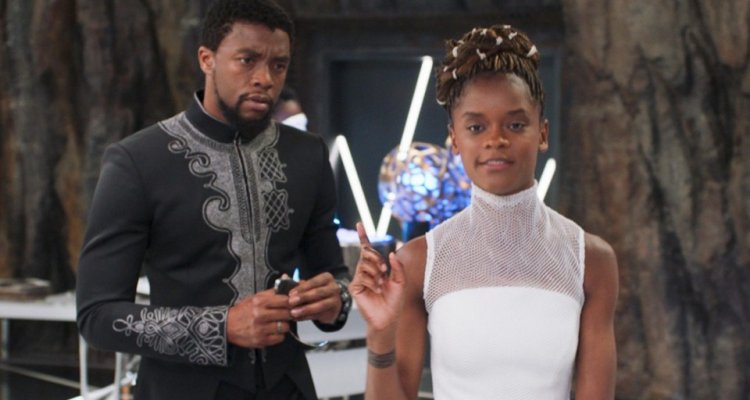 Letitia Wright Chadwick Boseman Black Panther