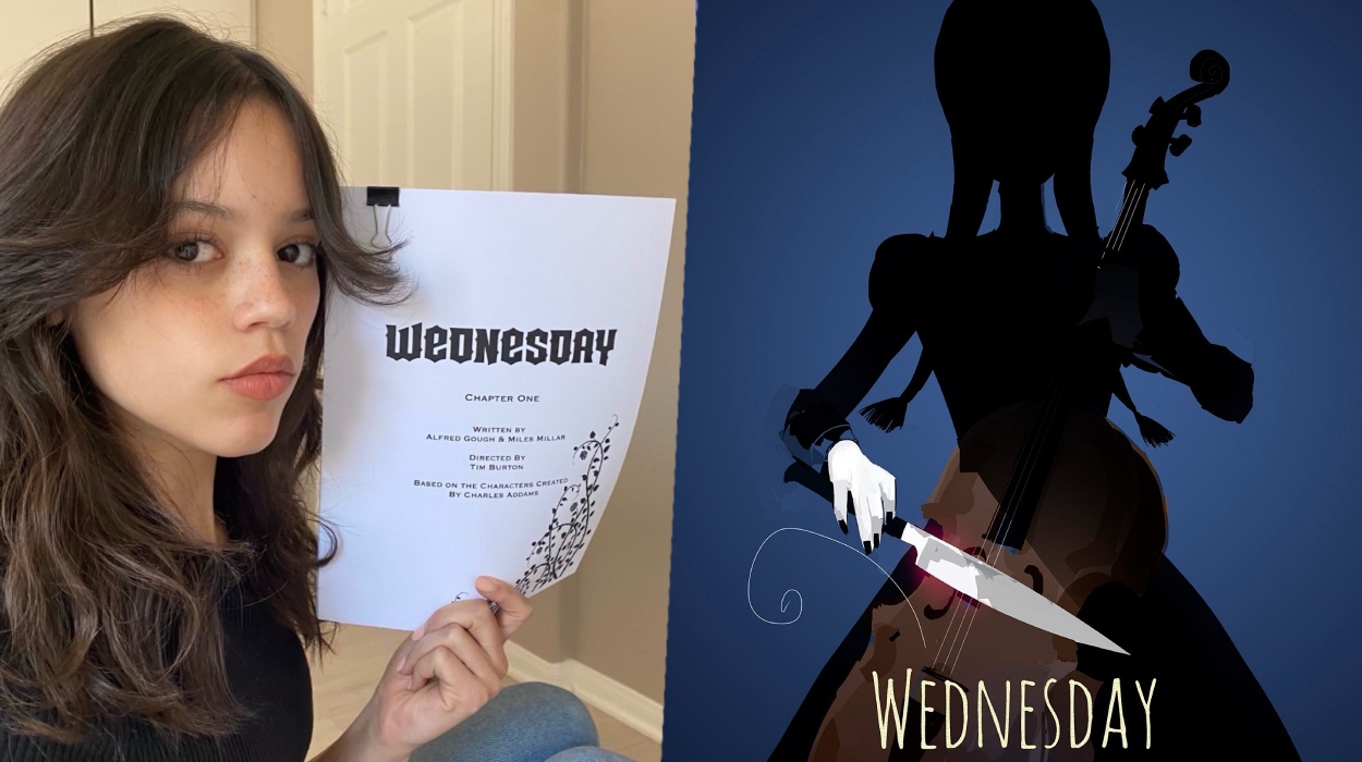 Jenna Ortega as Wednesday Addams in Tim Burton's 'Wednesday' (TV