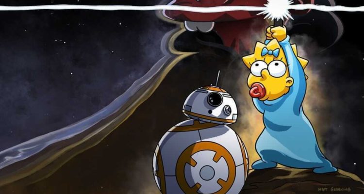 Maggie Simpson Star Wars Key Art (1)