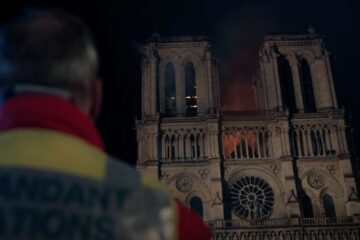 notre-dame on fire