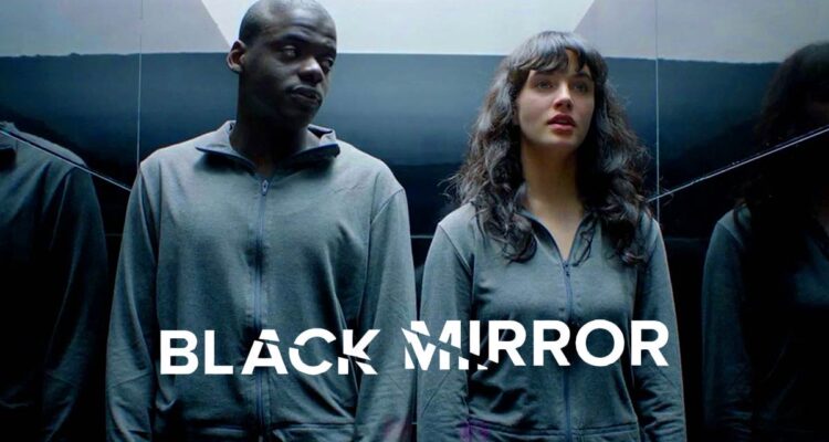 Futuristic Black Mirror Long Sleeved Bodysuit