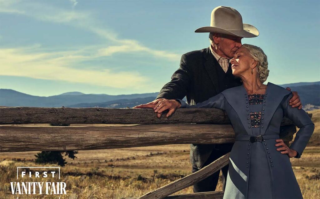 1923 Harrison Ford and Helen Mirren Yellowstone