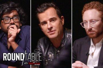 Justin Theroux & Comedians Rajat Suresh & Jeremy Levick Mock The Hollywood Reporters Actors Roundtable Conversations