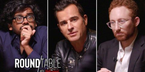 Justin Theroux & Comedians Rajat Suresh & Jeremy Levick Mock The Hollywood Reporters Actors Roundtable Conversations