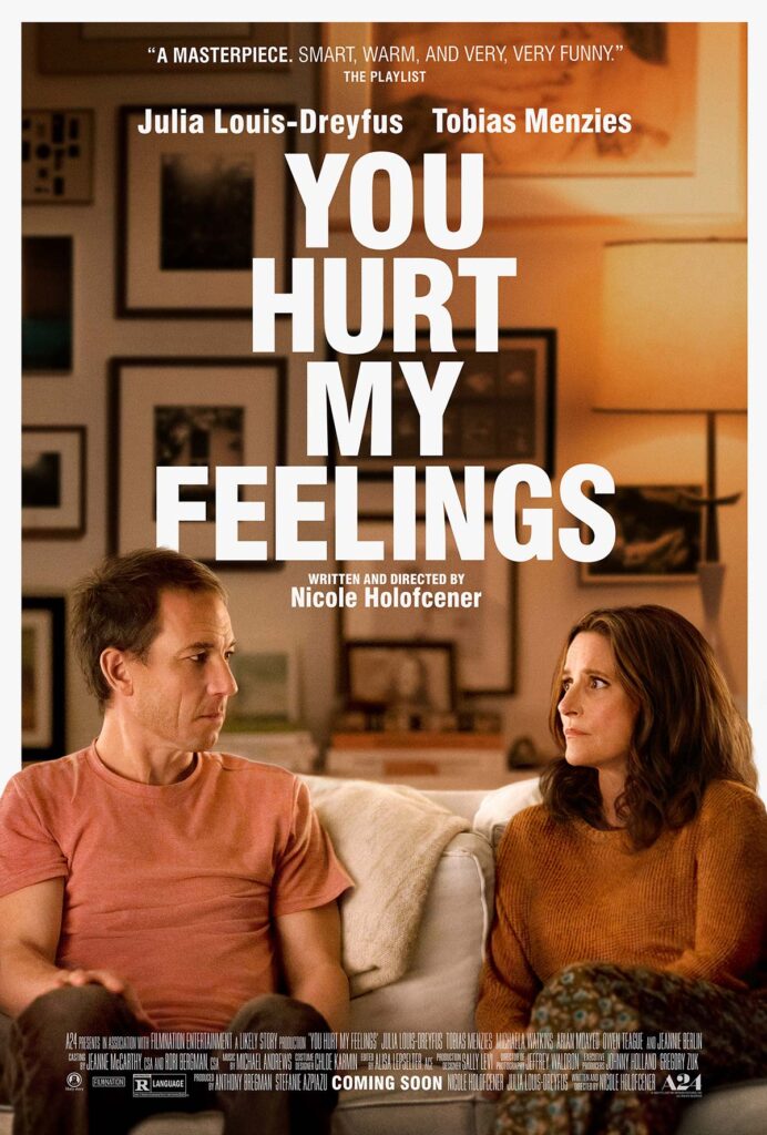 you hurt my feelings, poster