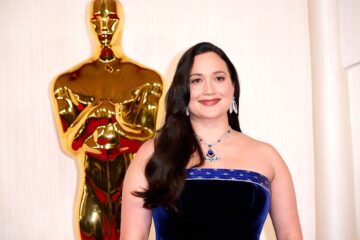 Oscar® nominee Lily Gladstone arrives on the red carpet of the 96th Oscars® at the Dolby® Theatre at Ovation Hollywood on Sunday, March 10, 2024.