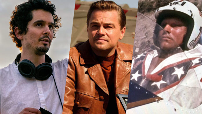 Leonardo DiCaprio, Evel Knievel, Damien Chazelle, ]