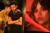 Barry Keoghan as Lee and Abel "The Weeknd" Tesfaye as Abel in Hurry Up Tomorrow. Jenna Ortega as Anima and Abel "The Weeknd" Tesfaye as Abel in Hurry Up Tomorrow.