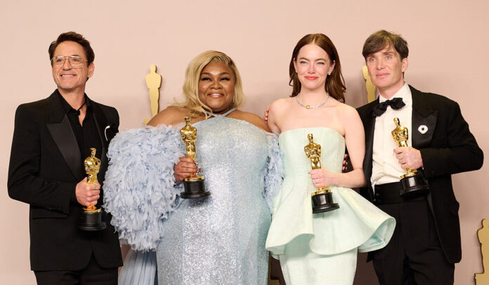 Emma Stone, Robert Downey Jr, Cillian Murphy, Da'Vine Joy Randolph, Oscars 2024