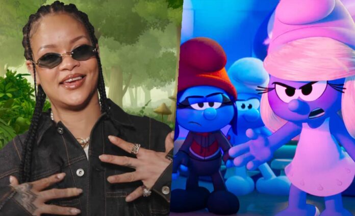 Smurfs rihanna