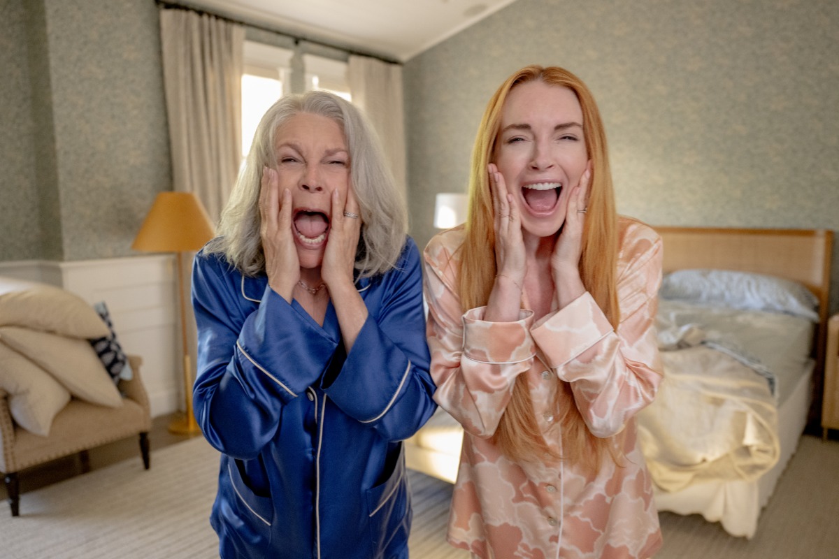 「Freakier Fridain」ティーザー：Jamie Lee Curtis＆Lindsay Lohanとのディズニーの続編は、8月8日に劇場を打つ