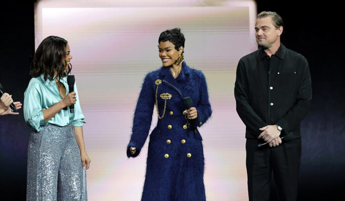 Leonardo DiCaprio, Regina Hall, Teyana Taylor, One Battle After Another
