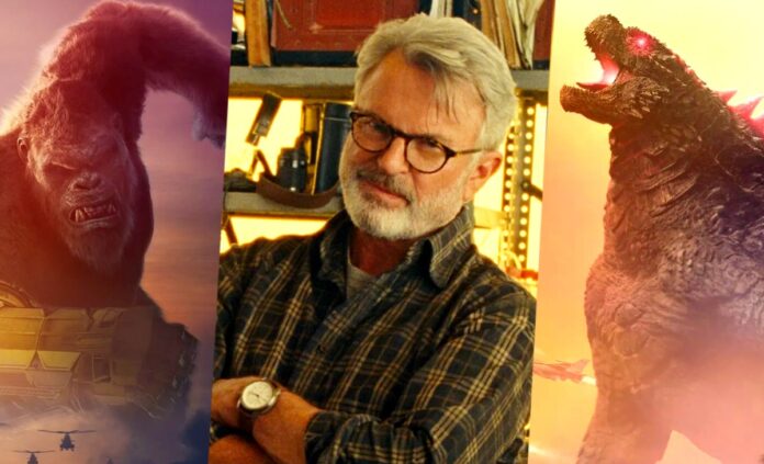 Latest 'Godzilla x Kong' Pic Adds 'Jurassic Park' Franchise Star Sam Neill To MonsterVerse