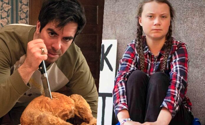‘Thanksgiving’ Director Eli Roth Says Humanitarian & Peace Activist Greta Thunberg “Needs To Be Eaten By Cannibals”