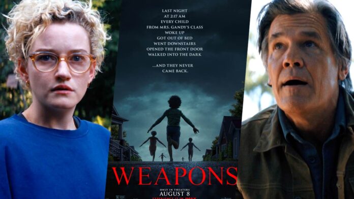 weapons, julia garner, josh brolin, new line cinema, zach cregger