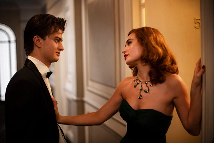FINALLY DAWN starring Lily James, Joe Keery