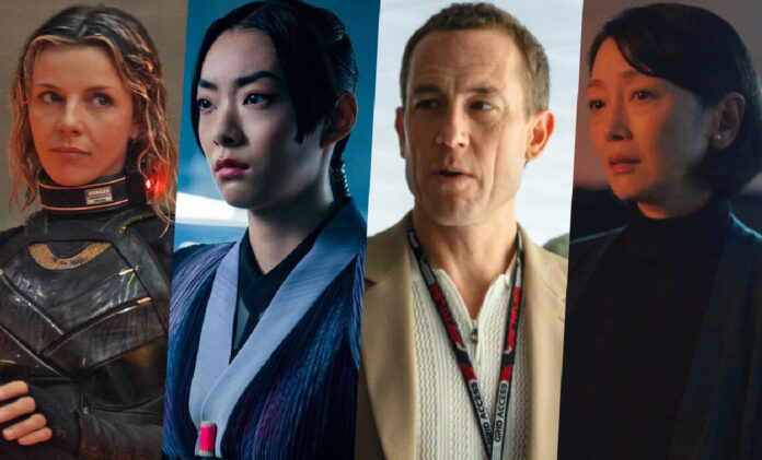 Sophia Di Martino, Tobias Menzies, Will Sharpe, Ayo Edebiri. Apple. Prodigies