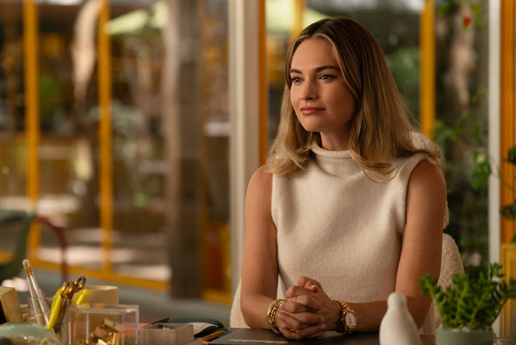Lily James, Swiped