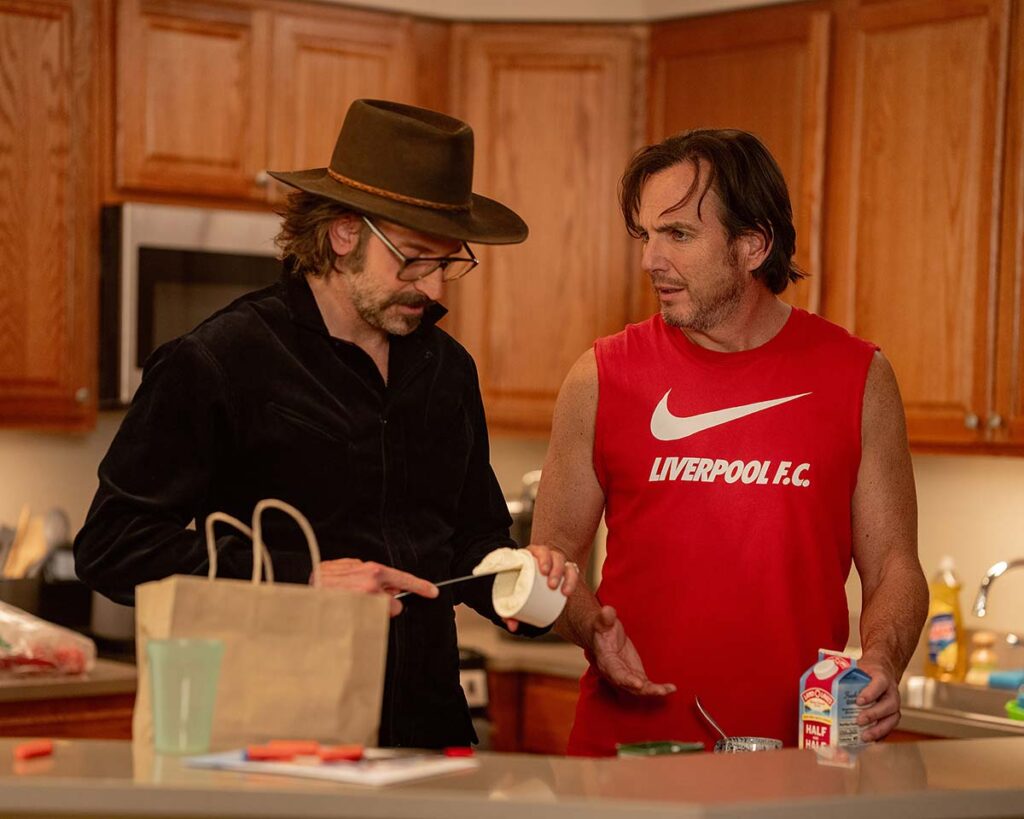 Is This Thing On?’ First Look: Bradley Cooper Directs and Co-Stars In A “Midlife Catharsis” Stand-Up & Divorce Dramedy Starring Will Arnett