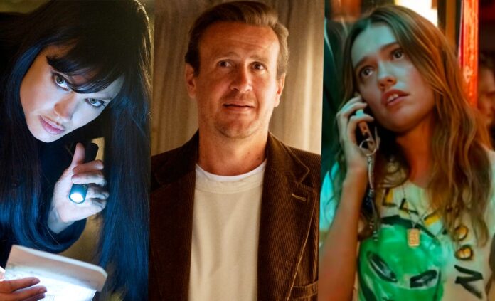Jason Segel, Angelina Jolie, Aimee Lou Wood, Anxious People