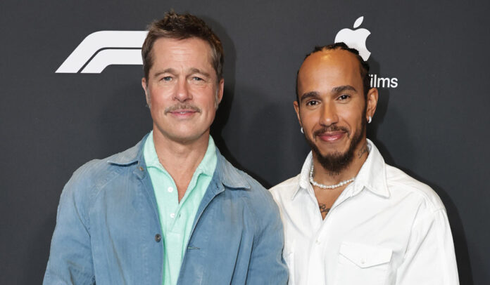 Brad Pitt, Lewis Hamilton, F1