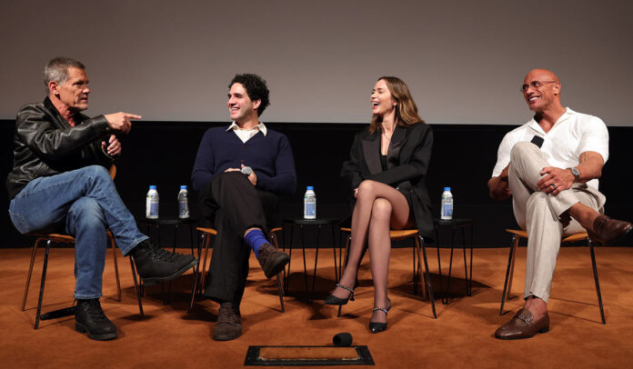 Josh Brolin, Benny Safdie, Emily Blunt, Dwayne Johnson, The Smashing Machine