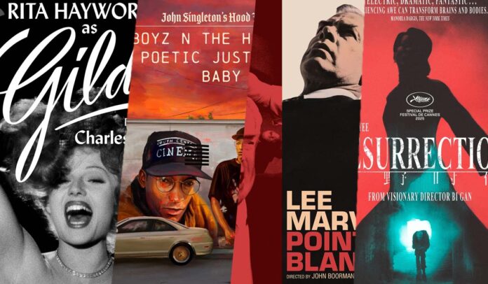 APRIL 2026 SELL SHEETS GILDA TROUBLE IN PARADISE MONTY PYTHON’S LIFE OF BRIAN POINT BLANK RESURRECTION ECLIPSE SERIES 48: KINUYO TANAKA DIRECTS JOHN SINGLETON’S HOOD TRILOGY