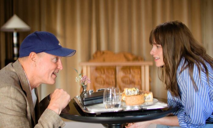 Woody Harrelson Kristen Stewart-First-Look-In Quentin Dupieux Full Phil
