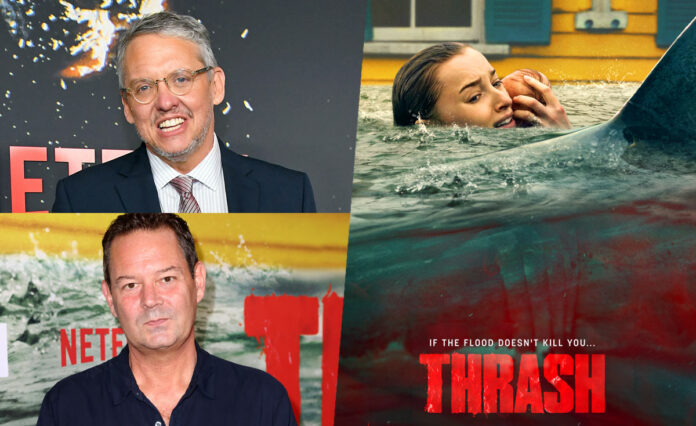 ‘Thrash’: Adam McKay & Kevin Messick On Climate Chaos, Shark Horror, & Why Reality Is Catching Up To The Movies [The Discourse Podcast]