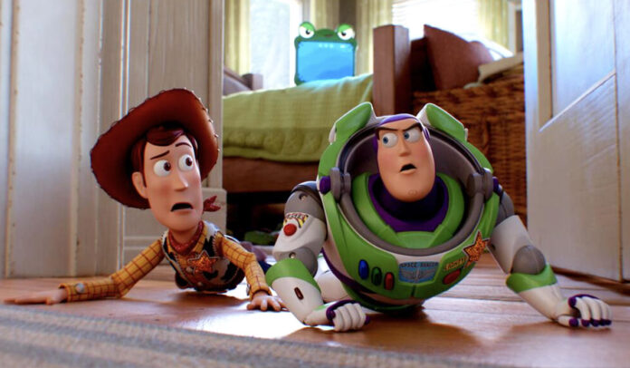 Woody and Buzz Lightyear in Toy Story 5
