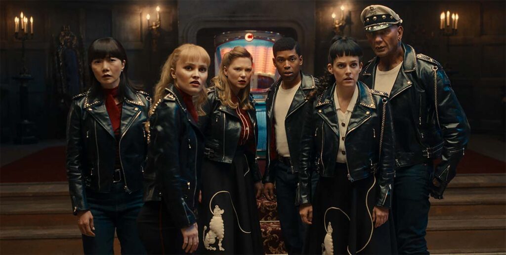 ‘Alpha Gang’ First Look: Cate Blanchett, Riley Keough & Dave Bautista Play Aliens Developing Human Feelings